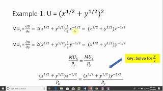 Consumer Utility Functions Calculating the Elasticity of Substitution [upl. by Gallager]