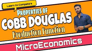 21 Properties of Cobb Douglas Production Function  By Hardev Thakur [upl. by Wulf]