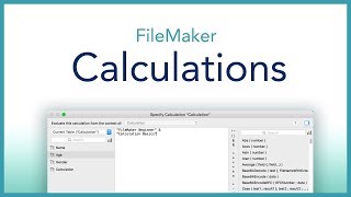 FileMaker Calculation Basics [upl. by Curt]