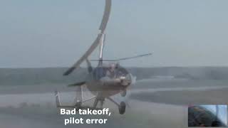 Gyrocopter Accidents Compilation [upl. by Stasny]