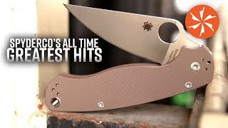 The Best Spyderco Classics Folding Knives Available at KnifeCentercom [upl. by Brandais]