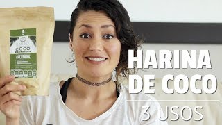 Harina de coco ¡3 recetas irresistibles [upl. by Zulema]