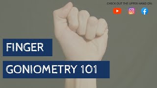 Finger Range of Motion Goniometry [upl. by Maximilien]