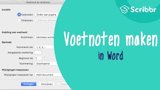 Voetnoten maken in Word [upl. by Nesiaj164]