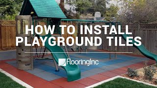 How to Install Playground Tiles by Flooring Inc [upl. by Rodmun]