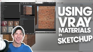 Getting Started Rendering in Vray EP 2  ADDING VRAY MATERIALS TO SKETCHUP [upl. by Anilasor822]