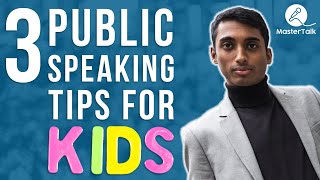 3 Public Speaking Tips for Kids [upl. by Enaej]