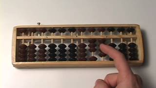 Abacus Lesson 13  Simple Subraction s 05 only TENS column  Step by Step  Tutorial [upl. by Suillenroc]