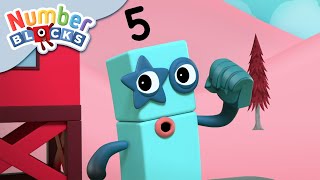 Numberblocks The Numberblock Express  Learn to Count [upl. by Grissel]