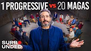 20 Trump Supporters Take on 1 Progressive feat Sam Seder  Surrounded [upl. by Archibaldo636]