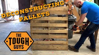 How To Salvage Pallet Wood  Quick amp Easy Process [upl. by Teak]