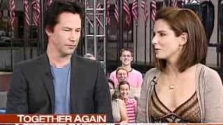 Today Show Sandra Bullock and Keanu Reeves 20060615 [upl. by Fineberg]