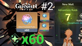 How to Get 10 Characters in Day 1  x60 Wish on Adventure Rank 7  Genshin Impact Reroll Guide 2 [upl. by Sakmar619]