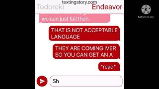 Todobakudeku texting story [upl. by Recnal760]