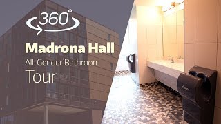 UW HFS  Madrona Hall AllGender Community Bathrooms 360 Tour [upl. by Herrick756]