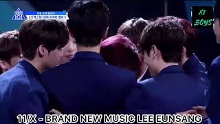 Produce X 101 Final Rank 111 Debut Announcement [upl. by Hanako]