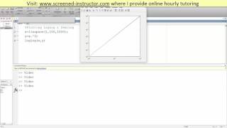 MATLAB Plotting LogLog amp SemiLog [upl. by Aiam]