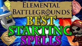 Elemental Battlegrounds BEST STARTER STRATEGY  Roblox [upl. by Persas]