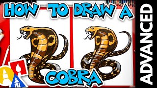 How To Draw A Snake  Cobra  Advanced [upl. by Norra]