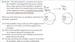 Necessary assumption  Logical reasoning  LSAT  Khan Academy [upl. by Ahsiyk550]