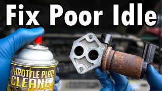 How to Fix a Car that Idles Poorly Rough Idle [upl. by Maure445]