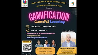 Gamification Gameful Learning Session by Mr Sagun Dhungana [upl. by Florida]