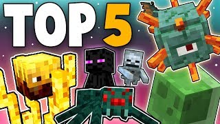 Top 5 Hardest Mobs To Kill In Minecraft [upl. by Anhsirk469]