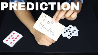 INSANELY EASY Prediction Card Trick [upl. by Aroz]