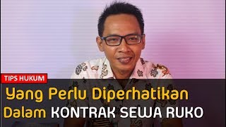 Kontrak Sewa Bangunan Ruko [upl. by Mcneely]