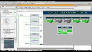 Part2 How do you use screen windows and TagPrefix with WinCC RT Professional TIA Portal V14 SP1 [upl. by Reis13]