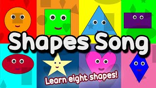 Eight Shapes Song  English Learning Songs [upl. by Imit233]