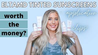 EltaMD Tinted Mineral Facial Sunscreen Review  Elta MD UV Daily UV Clear UV Physical UV Elements [upl. by Saenihp]