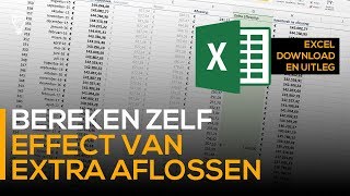 Extra aflossen  Bereken het maandelijkse effect [upl. by Guglielmo]