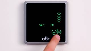 COR 5 amp 7 Setup on Thermostat [upl. by Ira703]