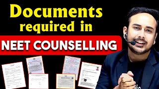 Documents Required in NEET Counselling 2024  MCC All India  State Counselling  MBBS  BDS  AYUSH [upl. by Kerby]