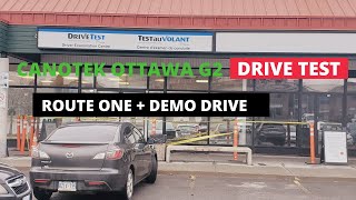 Ottawa Canotek G2 Driving Test Tips Complete Route 1 Guide Demo For FirstTime Pass  City Explorer [upl. by Ledda]