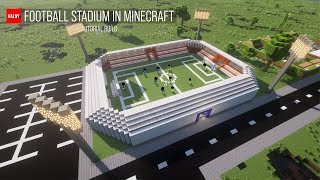 How to build a football stadium in minecraft [upl. by Mihalco]