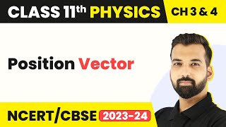 Position Vector  Vectors  Class 11 Physics [upl. by Nomit]