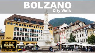 🇮🇹 BOLZANO Walking Tour  4K UHD ITALY [upl. by Agbogla]