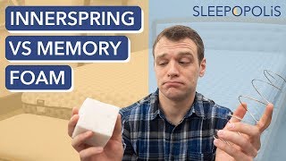 Innerspring vs Memory Foam Mattresses  Which Is Better For You [upl. by Virgie]