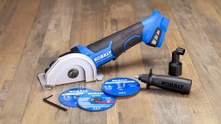 Kobalt 24Volt Max 4in Cordless Circular Saw with Aluminum Shoe [upl. by Anaul]