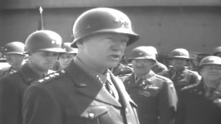 WW2 General Patton amp Russians Meet Linz Austria 5121945 full [upl. by Hepzi421]