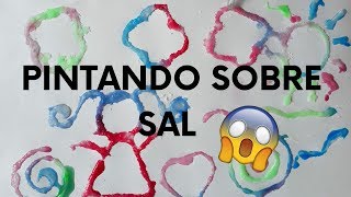 PINTAR sobre SAl  ARTE para NIÑOS [upl. by Nessie]