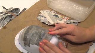 Paper Mache Mask Pt 1 [upl. by Atikir]