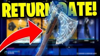 LEVIATHAN AXE PICKAXE RETURN RELEASE DATE IN FORTNITE ITEM SHOP MAY 2023 [upl. by Hamer]