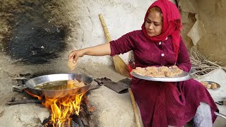 Village Life Afghanistan  Cooking Chapli Kabab  TastyFoodies [upl. by Nnave]