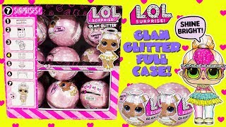 LOL Surprise Glam Glitter Series FULL CASE Cupcake Kids Club [upl. by Anaibib791]