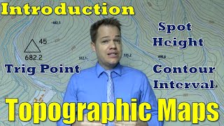 How to read a Topographic  Contour Map [upl. by Anuqahs]