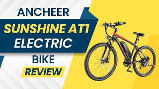 ANCHEER Sunshine AT1 Electric Bike Review [upl. by Midge]