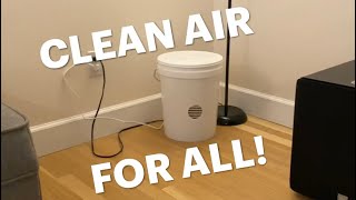 DIY Air Purifier  Build in LESS THAN 5 MINUTES [upl. by Arias]